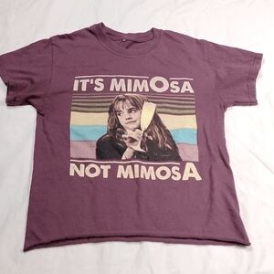 Mimosa women's burgundy t shirt with no size